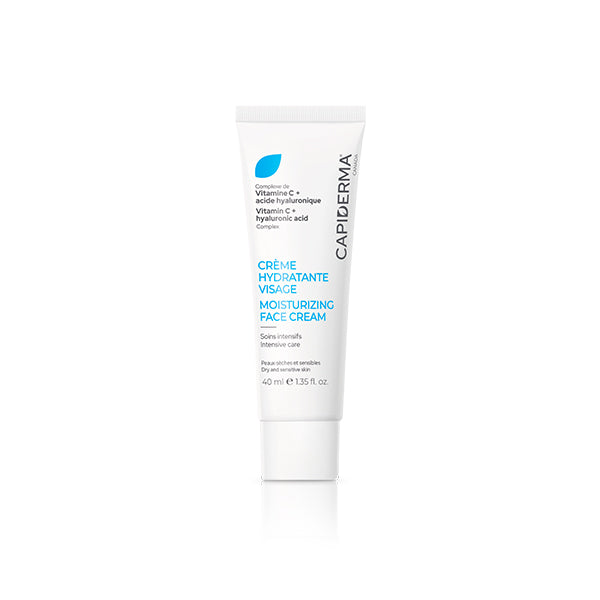 00263_Creme_hydratante_visage_Tube_40ml-1.jpg Capiderma – Crème hydratante visage peau seche et sensitive – 40 ml – Image 1