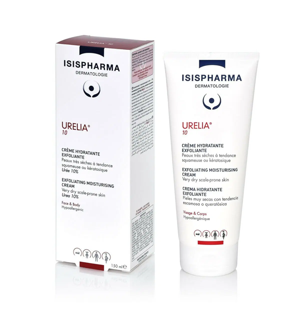 ISISPHARMA Urelia 10 Crème Hydratante Lissante 150ml – Peaux Sèches & Rugueuses