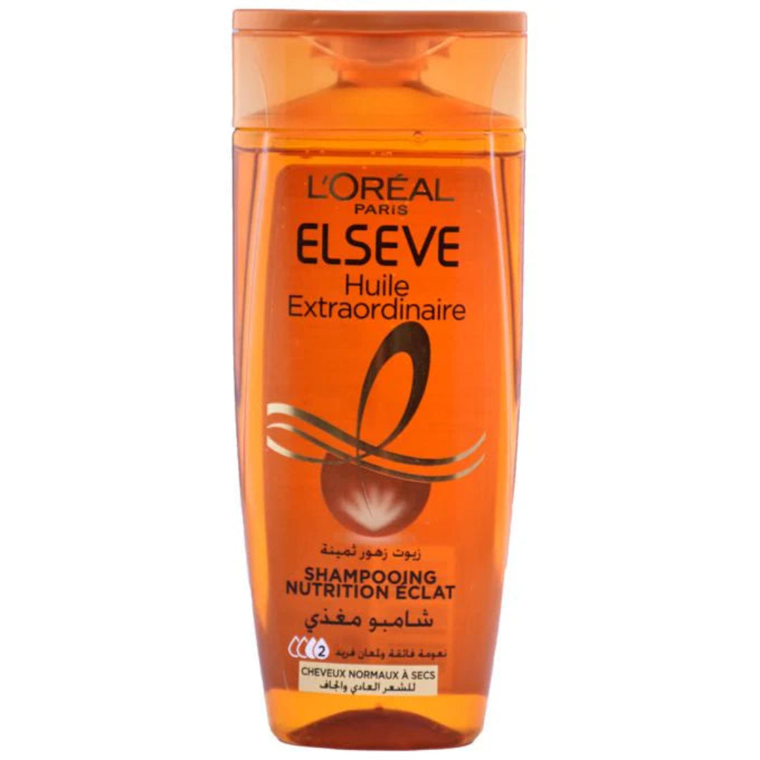 L’Oréal Elsève Huile Extraordinaire Shampooing 400ml – Nutrition Cheveux Secs & Abîmés