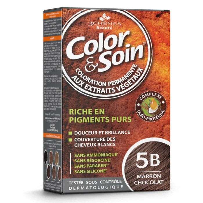 COLOR ET SOIN COLORATION MARRON CHOCOLAT 5B