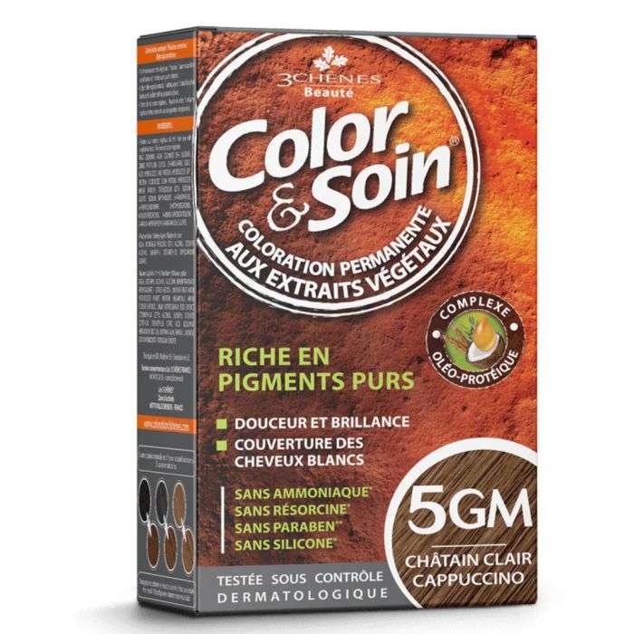 COLOR ET SOIN COLORATION CHATAIN CLAIR CAPPUCCINO 5GM