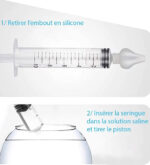 L2N Pharma Lot de 2 Seringues Bébé pour Lavage Nasal Lapin – Image 3