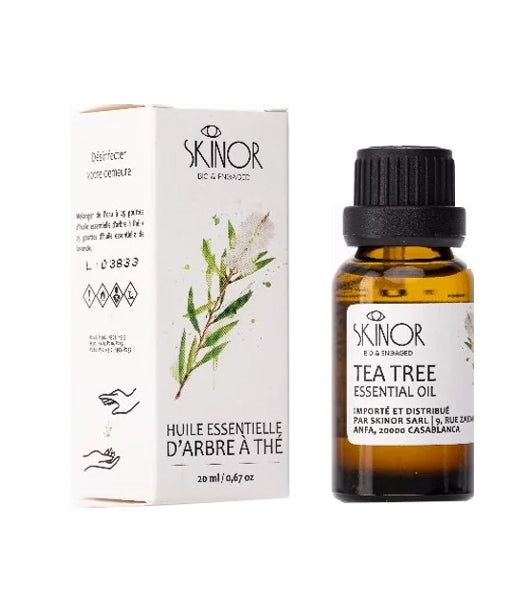 SKINOR bio Huile essentielle d’arbre à thé 20ml