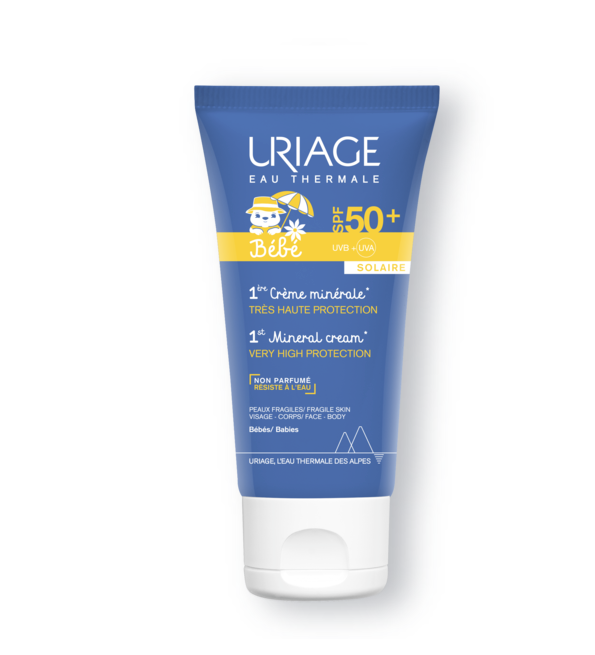 Uriage BÉBÉ 1ÈRE CRÈME MINÉRALE SPF50+ 50ML