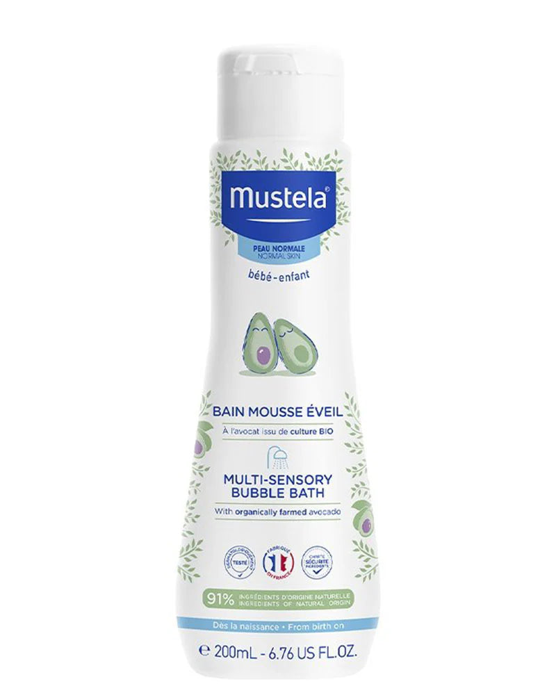 Mustela bain mousse éveil 200 ml