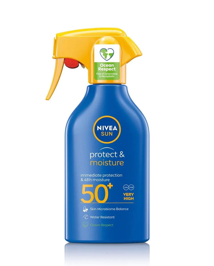 EDEDF.jpg Nivea Sun Spray Protect & Hydrate SPF 50+ Trigger 270ml – Image 1