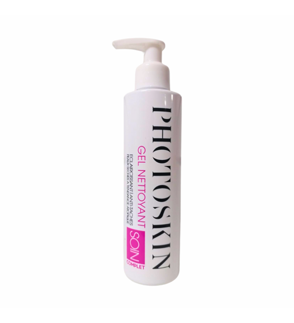 PhotoSkin Gel Nettoyant Eclaircissant Anti-Taches Peaux Sèches – 200ml