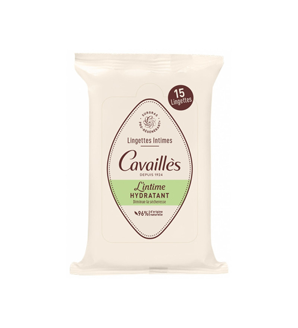 CAVAILLES LINGETTE INTIMES HYDRATANT x 15
