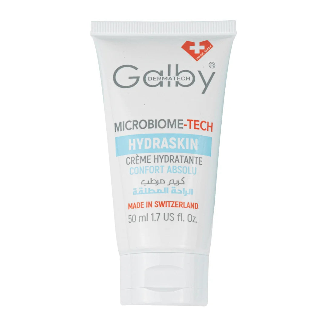 Galby-Dermatech-Hydraskin-Creme-Hydratante-50ml-1.jpg GALBY Microbiom-Tech Hydraskin Crème Hydratante 50ml – Hydratation & Réparation du Microbiome – Image 1