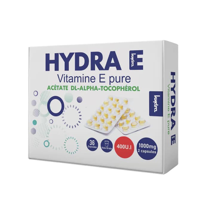 HYDRAE.jpg HYDRA PHYT’S VITAMINE E 36 CAPSULES – Image 1