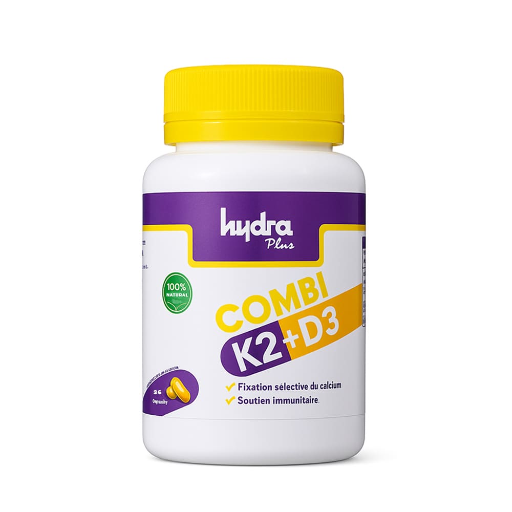 HYDRA PLUS COMBI K2 D3 36 CAPSULES