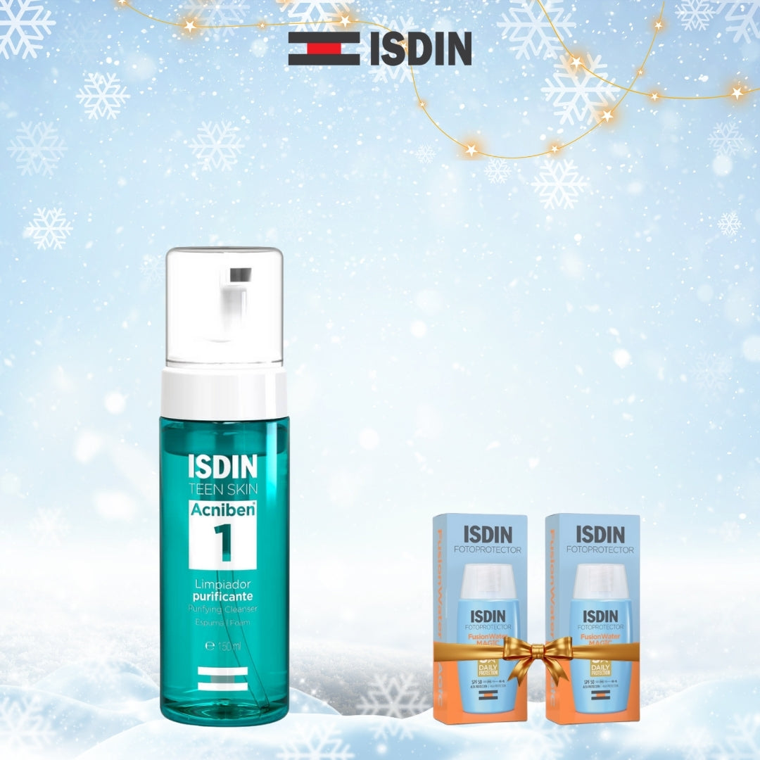 ISDIN Acniben Mousse Nettoyante Purifiante 150ml = 2 Fusion Water Magic 10 ml