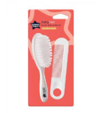 Tommee Tippee Ensemble Brosse et Peigne - Blanc – Image 2