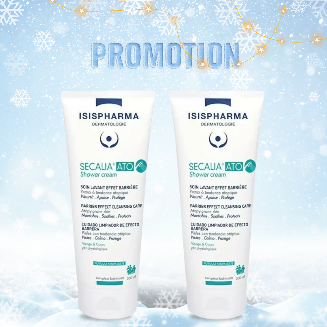 Pack ISISPHARMA Secalia ATO Shower Cream 200ml ×2 (Offre Promotionnelle)