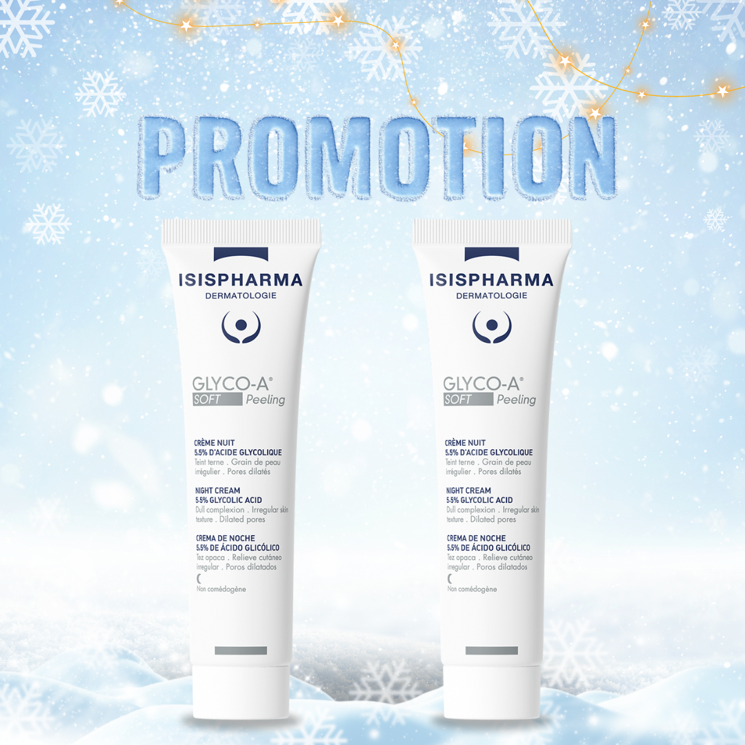 PACK ISISPHARMA  GLYCO-A SOFT PEELING CRÈME NUIT 30ML x2 (Offre Promotionnelle)