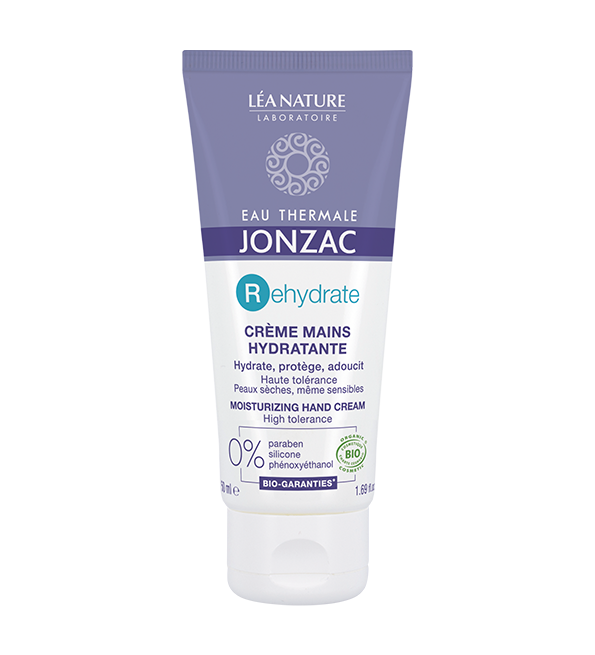 JONZAC6.png JONZAC EAU THERMALE RÉHYDRATE CRÉME MAINS HYDRATANTE 50 ml – Image 1