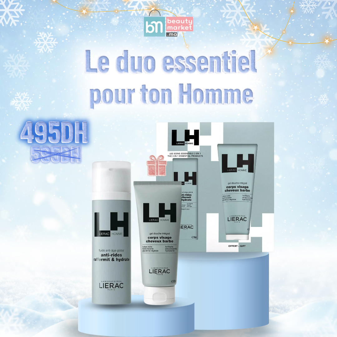 LIERAC1-1.png Lierac Coffret Homme Fluide Anti-Âge + gel douche intégral 200ml offert – Image 1