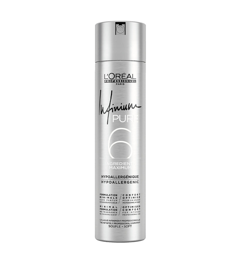 L_orealprof-1.jpg L'Oréal Professionnel Infinium Pure 6 Flexible Flexible Lacquer 500ml – Image 1