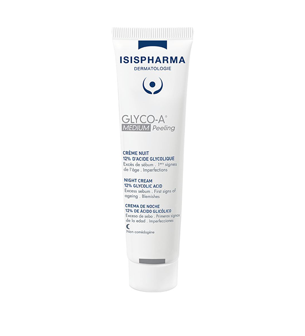 Isispharma Glyco-A Medium Peeling Crème Nuit 12% d’Acide Glycolique – 30ml