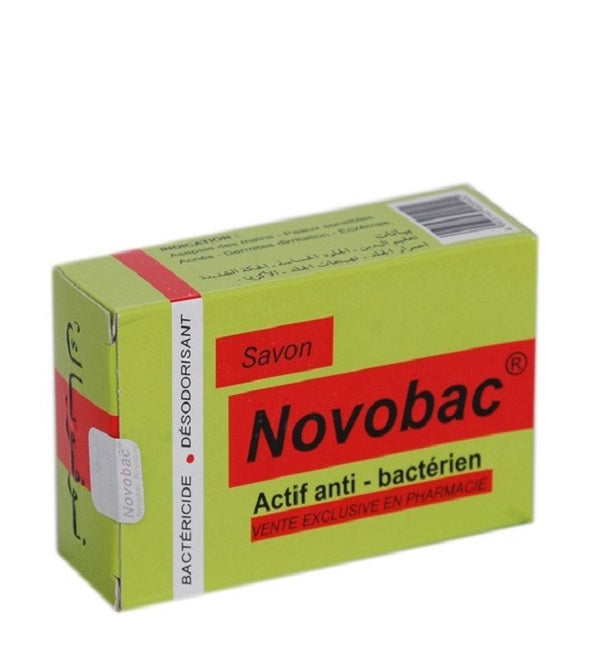 Savon-actif-anti-bacterien_0db329e4-9441-40da-85b0-01e7a7fe919c.jpg Novobac Savon Actif Anti Bactérien 100G – Image 1