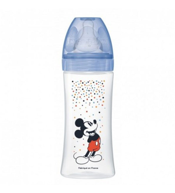 Dodie Biberon Disney Baby Mickey Initiation+ Anti-colique débit 3 (6M +) – 330 ml