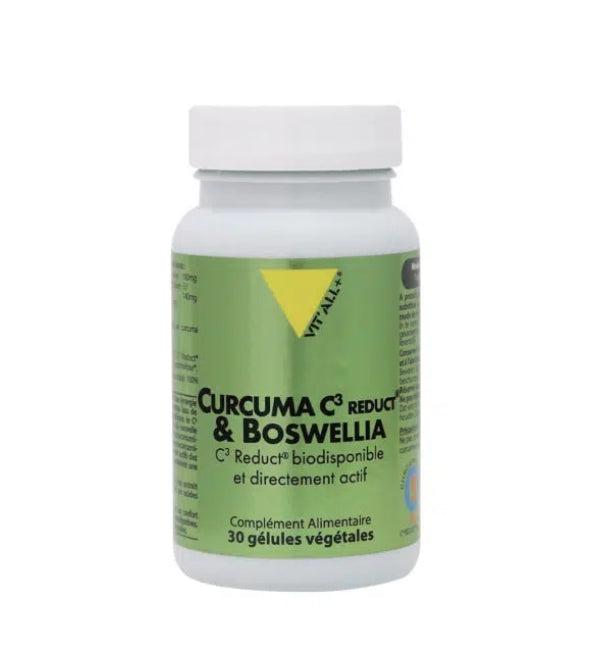 VITALL-PLUS-CURCUMA-C3-REDUCT-BOSWELLIA.jpg VIT'ALL+ CURCUMA C3 REDUCT & BOSWELLIA 30 GELULES – Image 1