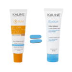 KALINE K-SUN Peaux Normales à Sèches Naturelle Dorée SPF 50 + K-Aqua Cold Cream +Tote Bag Offerte – Image 2