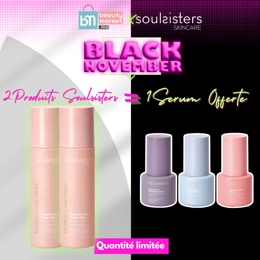 Soul Sisters Eau de Rose 100ml Duo = 1 Sérum Format d’Achat Offert