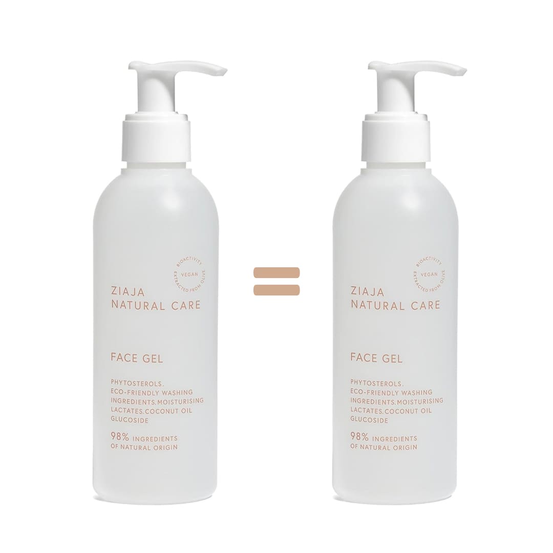 Ziaja Natural Care Gel Nettoyant 190ml * 2