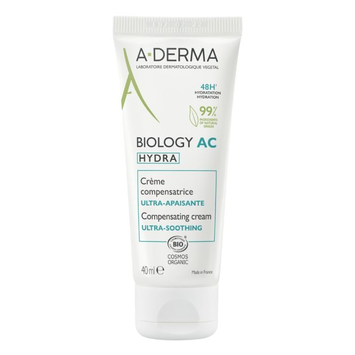 A-DERMA BIOLOGY AC HYDRA  Crème compensatrice ultra-apaisante 40ml