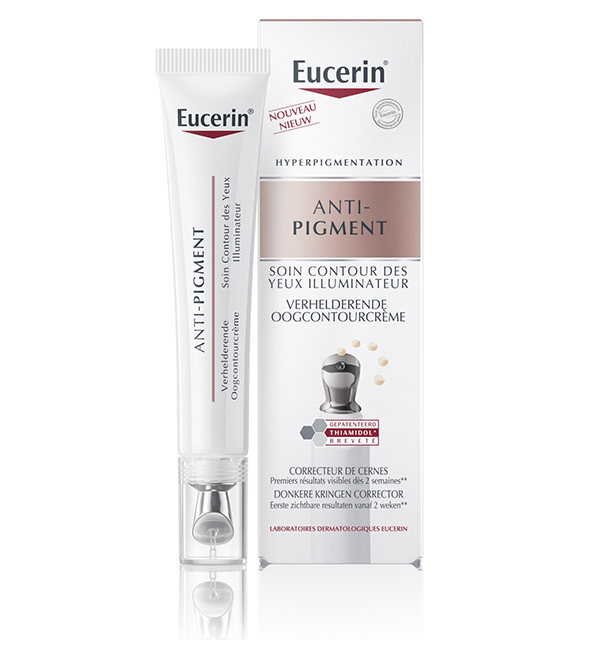 Eucerin Anti-Pigment Soin Contour des Yeux Illuminateur – Réduit Cernes, Poches et Ridules