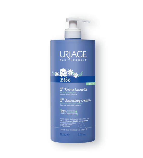 Uriage Bébé – 1ère Crème lavante – 1 L