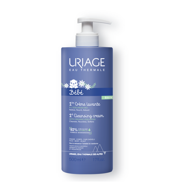 Uriage Bébé – 1ère Crème Lavante – 500 ml