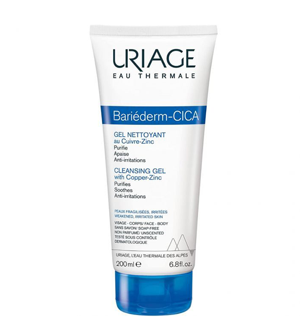 cicagel-1.png Uriage Bariéderm Gel Nettoyant – 200 Ml – Image 1