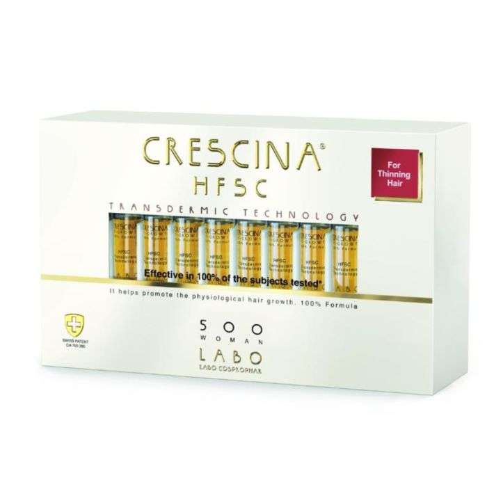 CRESCINA HFSC TRANSDERMIC 500 WOMAN TRAITEMENT ANTI CHUTE 20*3.5ML