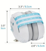 L2N Pharma Casque bébé réducteur de bruits dès 4mois Sac de rangement inclus – Image 3