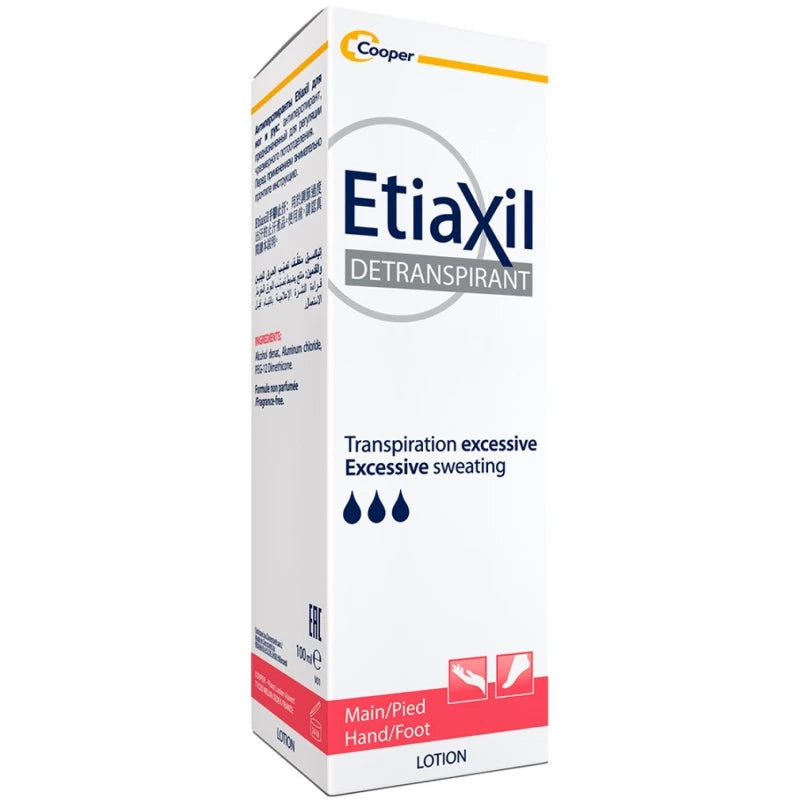 Etiaxil lotion transpiration excessive des pieds et mains 100 ML