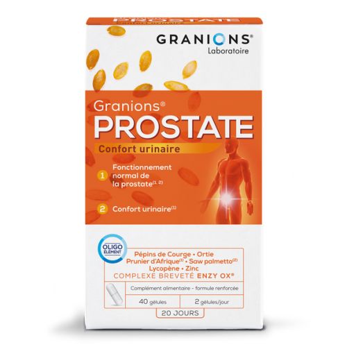 granions-prostate-40-gelule.jpg GRANIONS CONFORT U URINAIRE B40 GÉLULES – Image 1