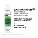 Vichy dercos shampooing antipelliculaire cheveux secs 200 ml = Serviette Cheveux OFFERTE – Image 4