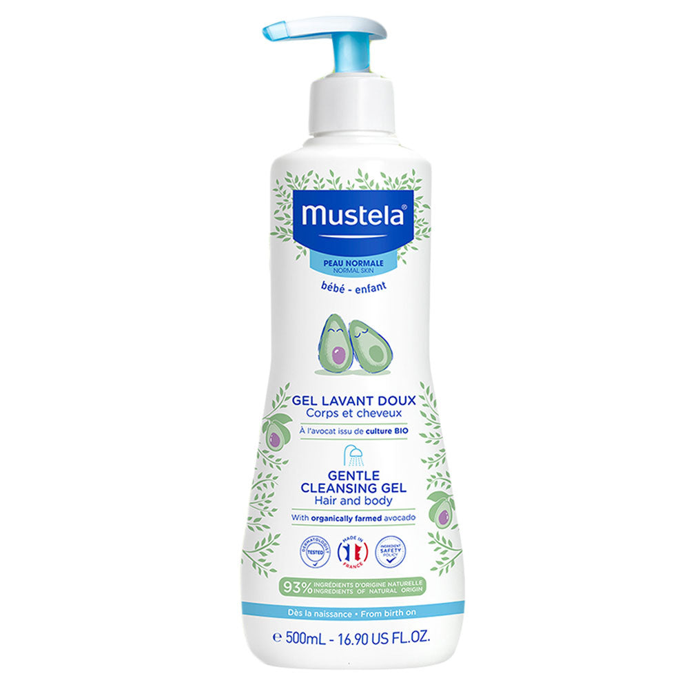 Mustela gel lavant doux avocat – 500 ml