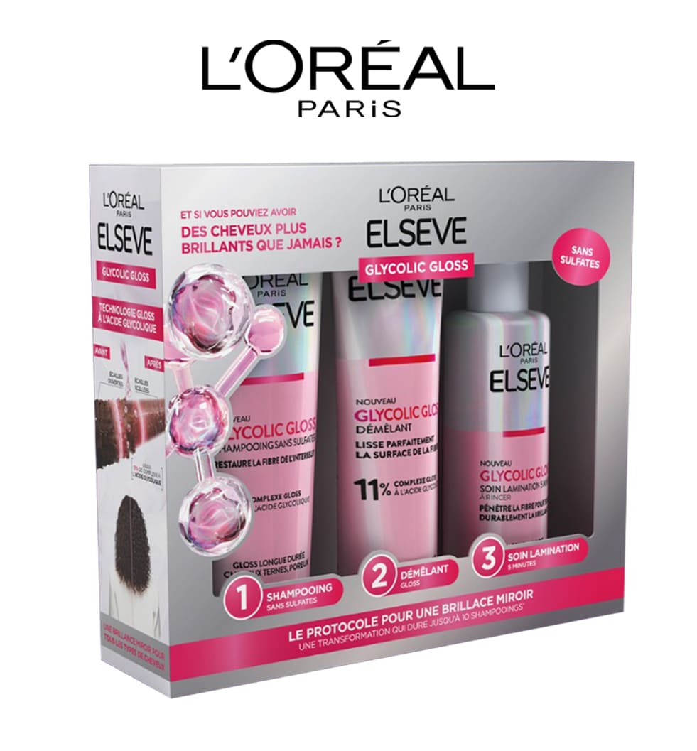 ELSEVE PACK GLYCOLIC GLOSS ROUTINE SANS SULFATE