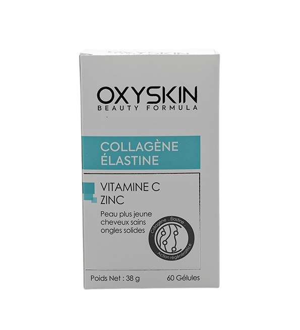 oxyskin1-1.png OXYSKIN COLLAGENE ELASTINE 60 Gélules – Image 1