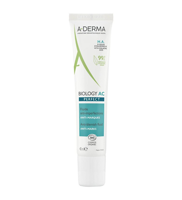 A-DERMA  BIOLOGY AC PERFECT Fluide anti-imperfections anti-marques 40ML