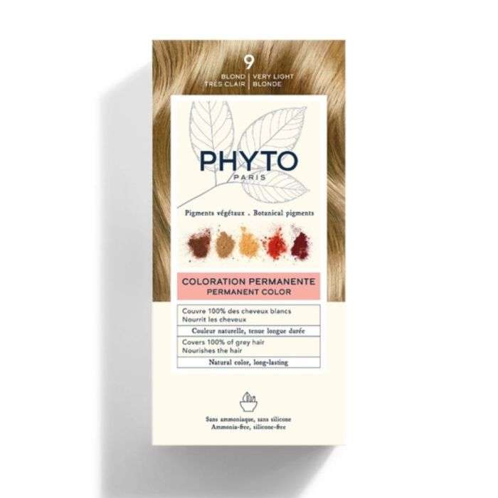 PHYTO COLOR KIT COLORATION 9 BLOND TRES CLAIR