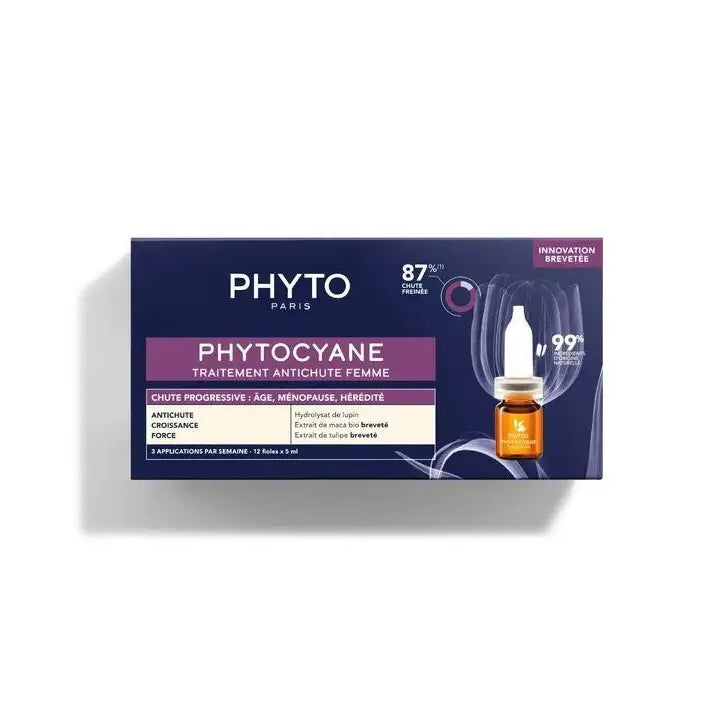 phytocyane-traitement-anti-chute-femme-chute-progressive-87-chute-freinee-1.jpg Phyto Phytocyane Anti-Chute Femme - 87% Chute Freinée -12 Fioles X 5ml – Image 1
