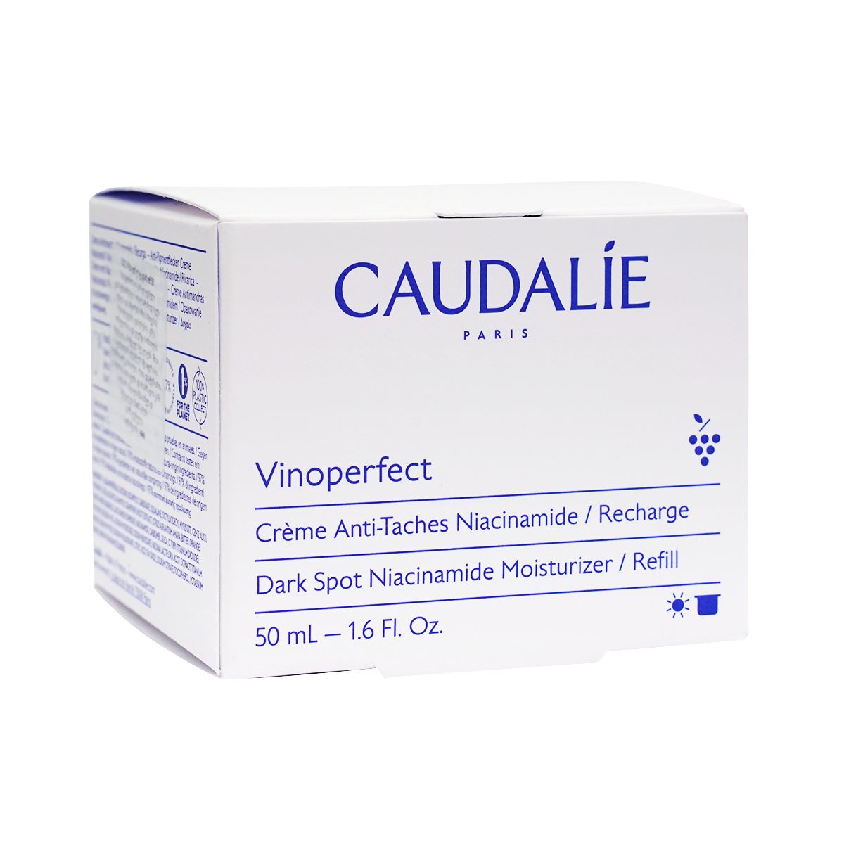 Caudalie Vinoperfect Crème Anti-Taches à la Niacinamide Recharge 50ml – Hydratation & Éclat du Teint