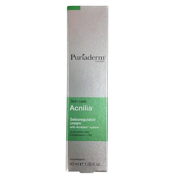 Puriaderm Acnilia Crème Seboregulatrice 40ml