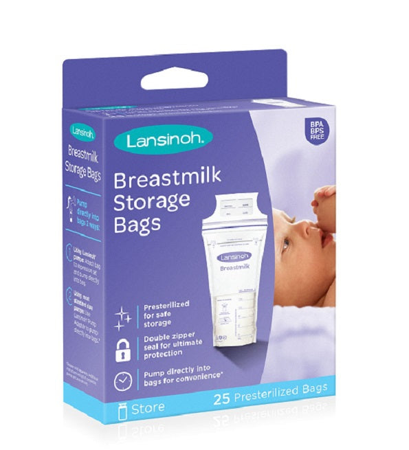 LANSINOH SACHETS DE CONSERVATION 25 UNITES