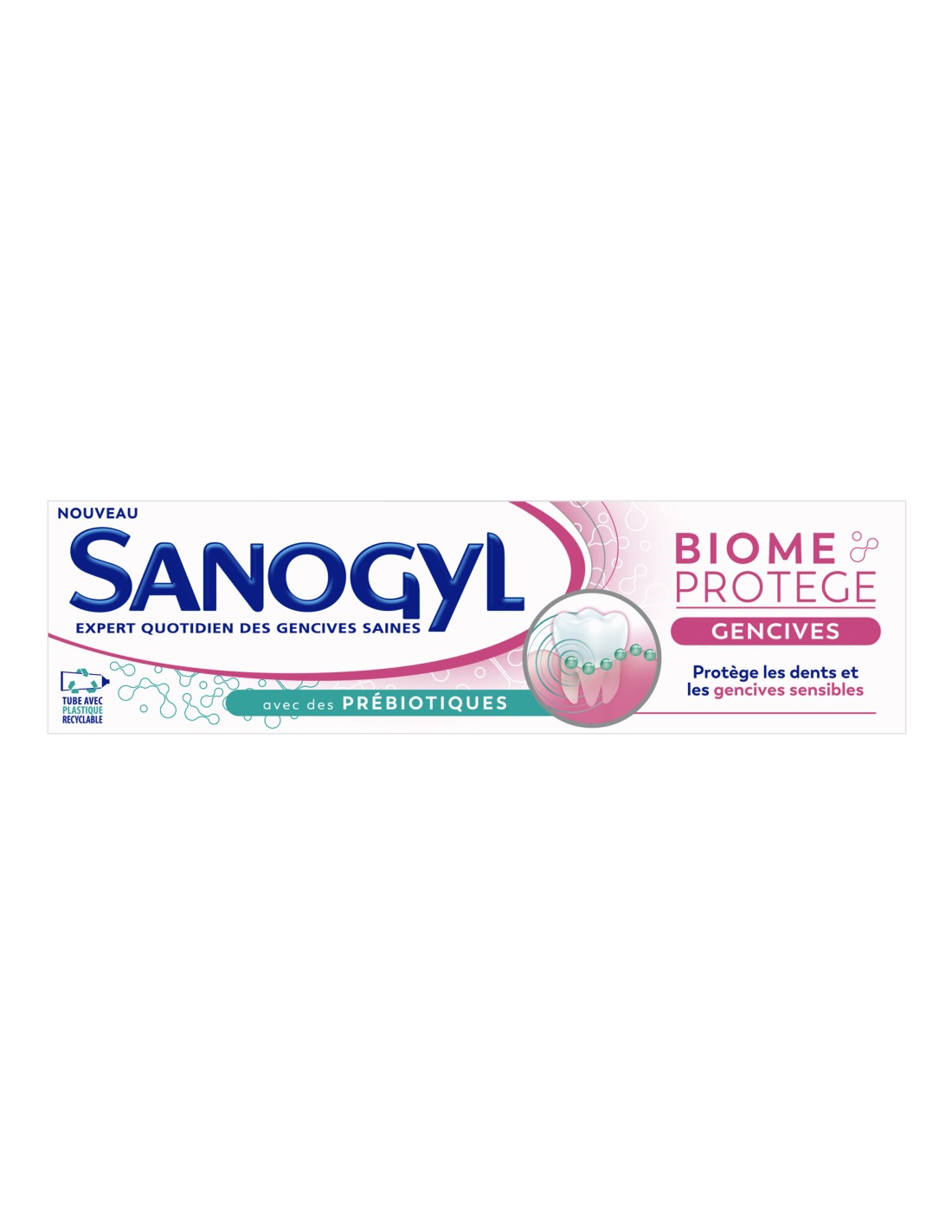 sanogyl-dentifrice-soin-dents-biome-protege-gencive-75ml.jpg Sanogyl dent biome protege gencives 75ml – Image 1