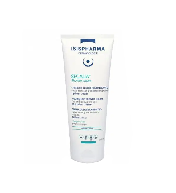 showercre.png ISISPHARMA SECALIA CREME DE DOUCHE NOURRISSANTE 200 ML – Image 1